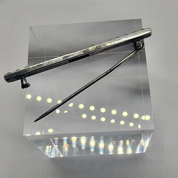 Sterling Sliver Seed Pearl Brooch Signed By C&H Co - Picture 13 of 15